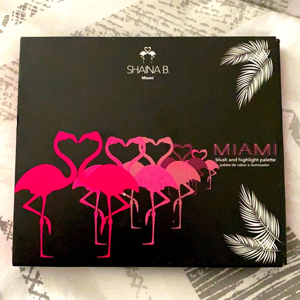 Shaina B blush and highlight palette